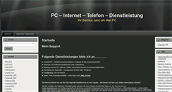 Desktop Screenshot of pc-internet-telefon-dienstleistung.de